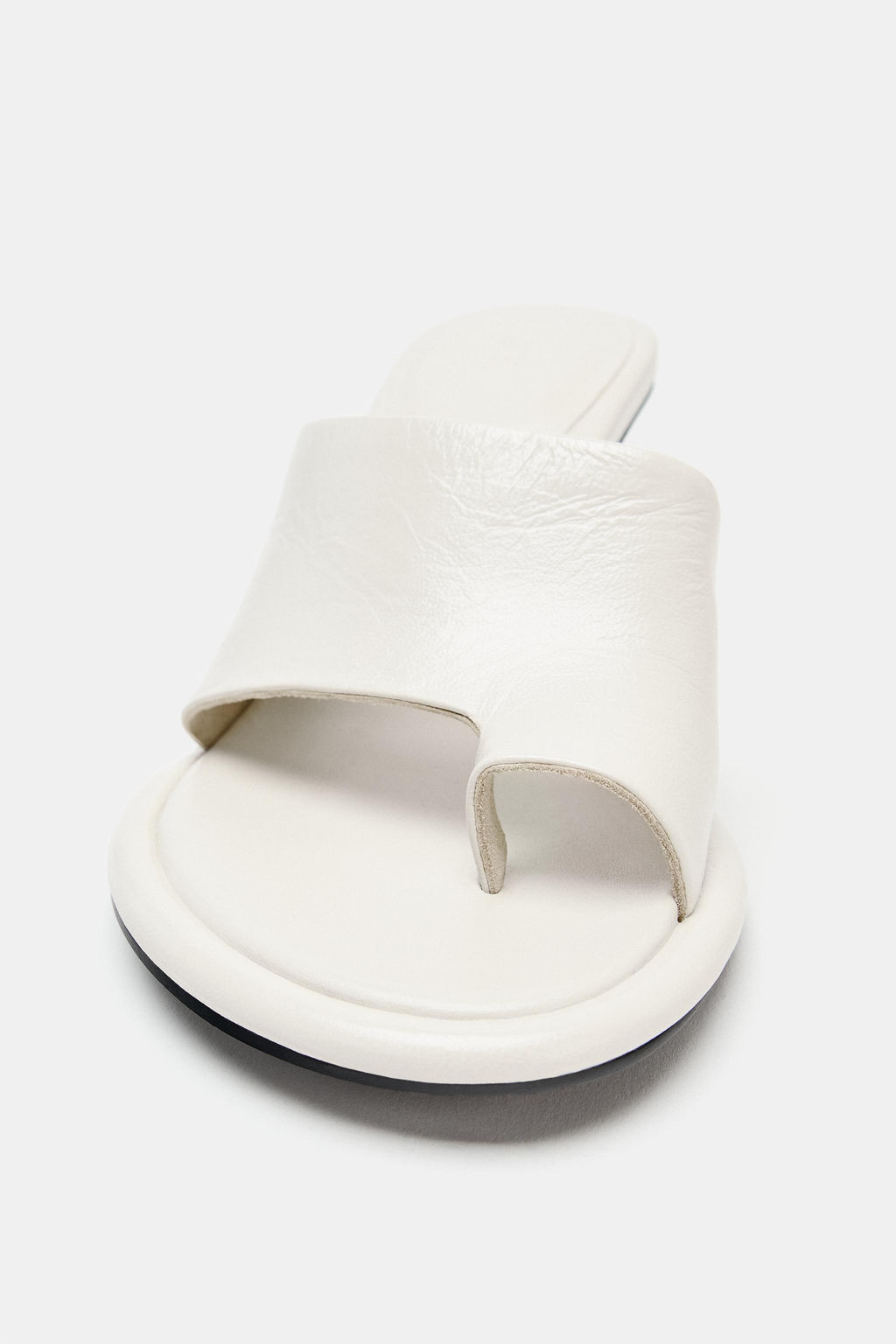 SANDALIA TAC?N PIEL LIMITED EDITION / Blanco - Zara фото 6