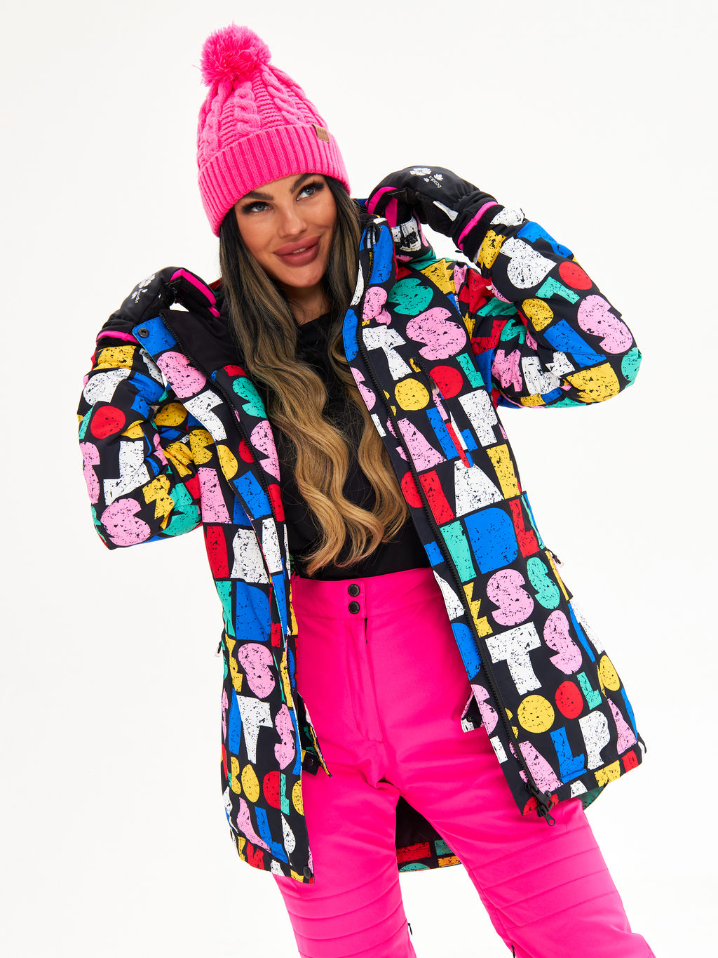 Женская горнолыжная сноубордическая куртка Alpha Endless Ultra Chaleur SNB 423/316_7 Разноцветный  фото 18