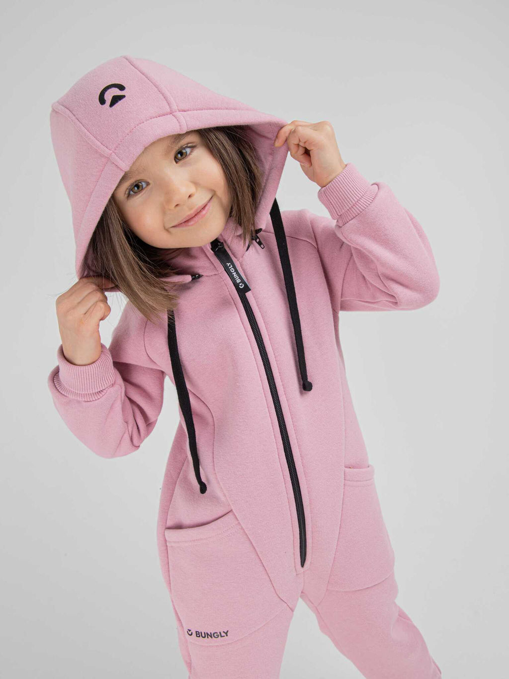 Комбинезон-трансформер с клапаном Пудра утепленный - Bungly фото 6