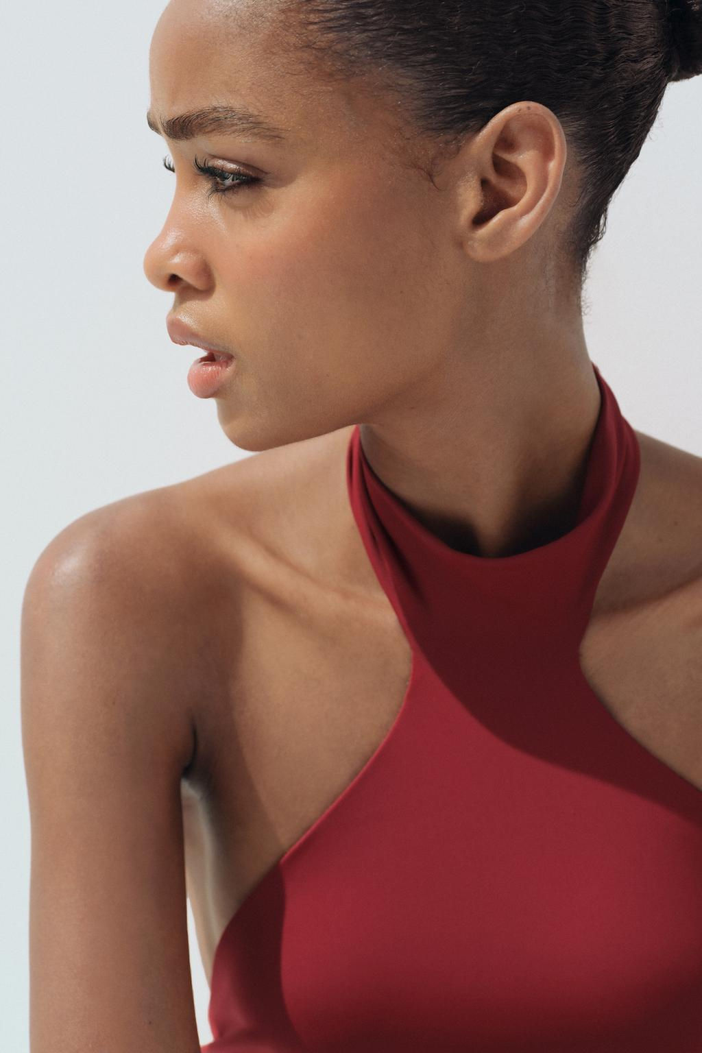 POLYAMIDE HALTER TOP - Zara фото 27