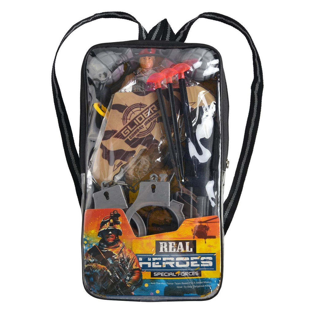 Набор игровой военный в рюкзачке - Junfa toys фото 12