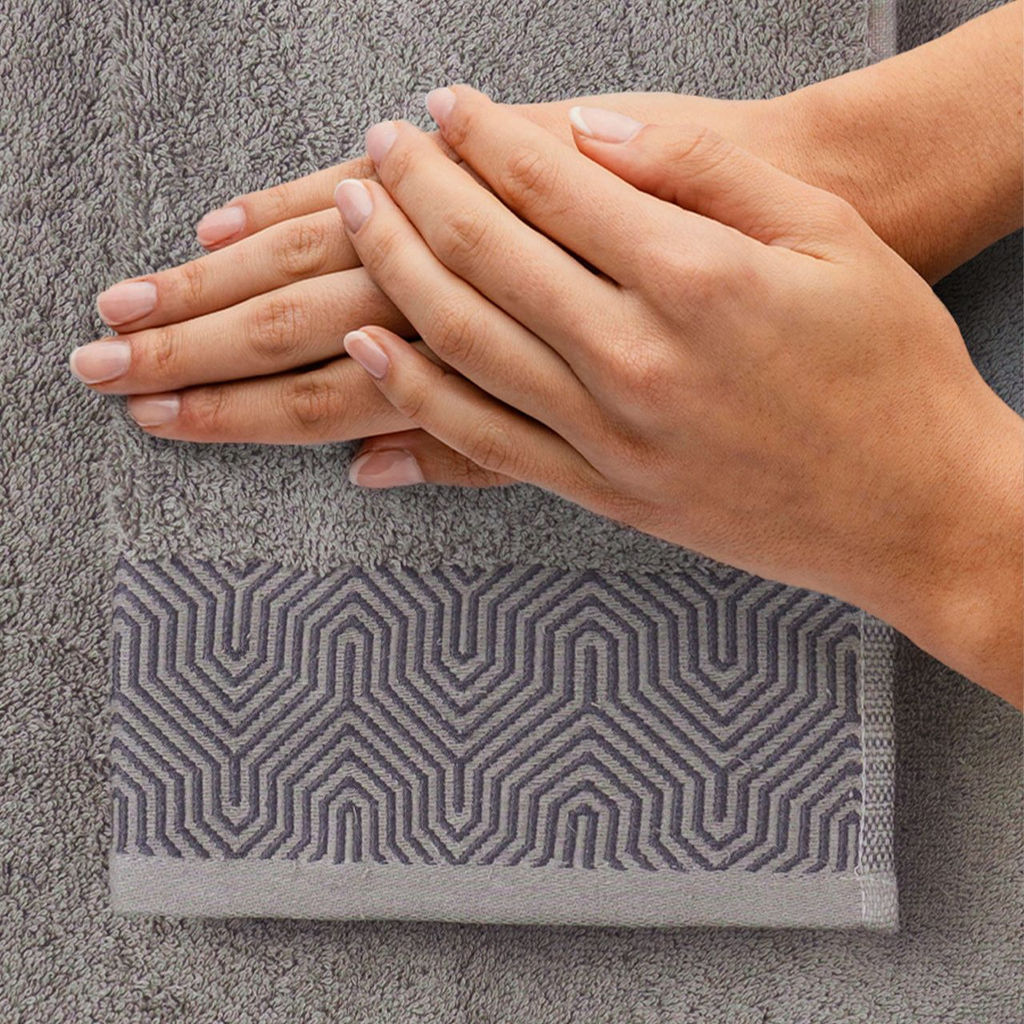 Полотенце Калипсо 50х90 см Серый - Ecotex фото 3