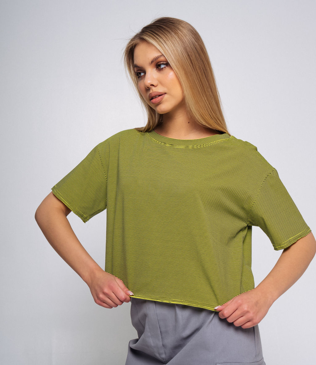 Футболка #КТ3106 (1), салатовый