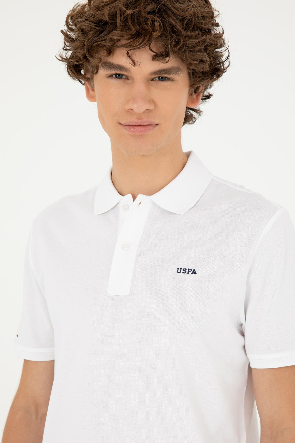 Футболка U.S. Polo Assn мужская белая из хлопка  фото 9