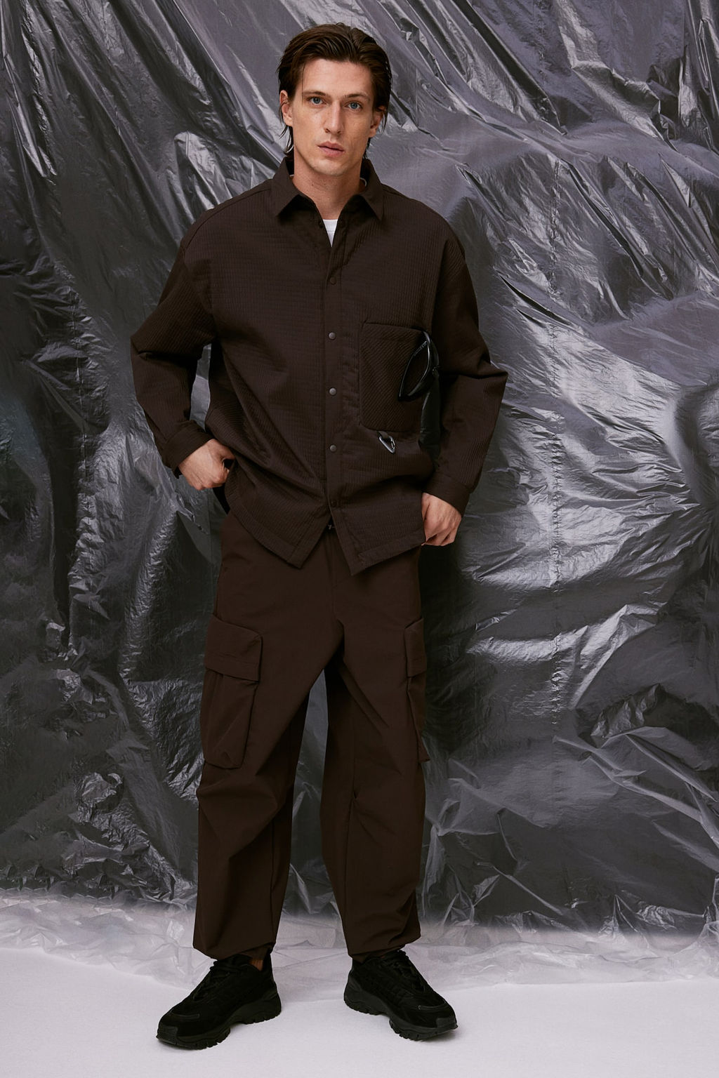 Sobrecamisa en ThermoMove Oversized Fit - H&m фото 3