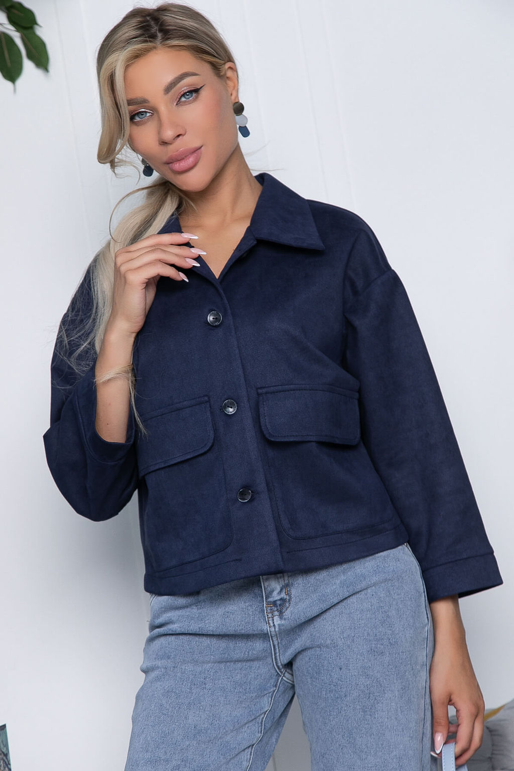 Жакет Алекса (синий) Б10450 - Lt collection фото 5
