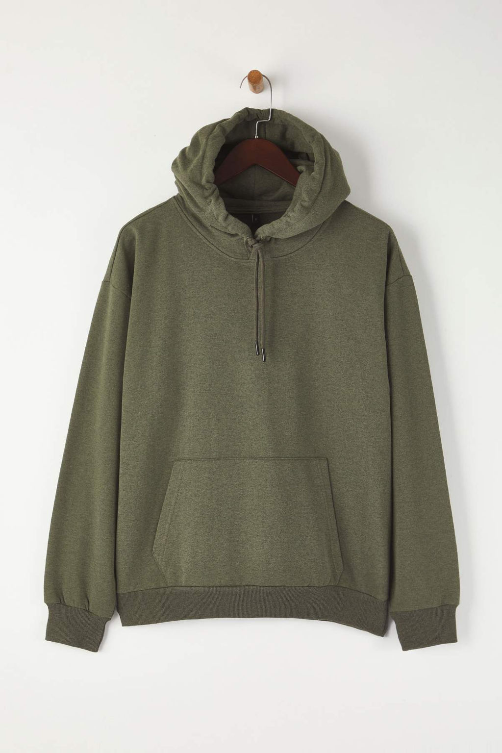 TRENDYOL MAN Siyah Oversize/Genis Kesim Kapusonlu Ici Polar/S?cak Tutan Cicek Bask?l? Sweatshirt TMNAW22SW1651 - Trendyolmilla фото 25