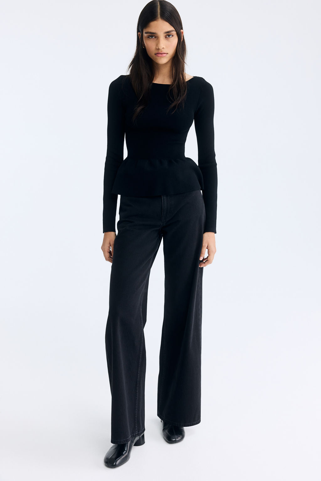 Top de punto con peplum - H&m фото 4