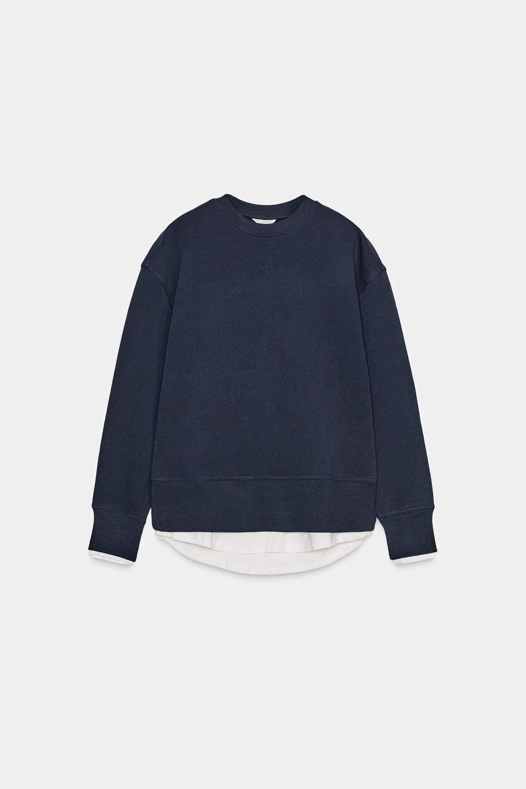 CONTRAST PLUSH SWEATSHIRT - Zara фото 4