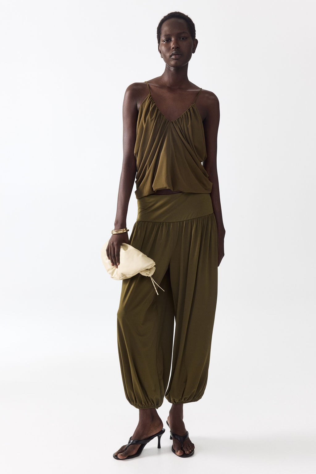 Top drapeado con tirantes espagueti - H&m фото 8