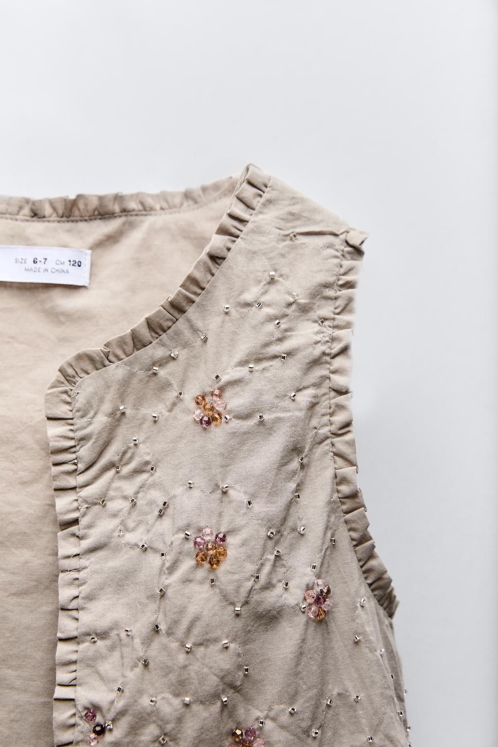 BEADED WAISTCOAT - Zara фото 4