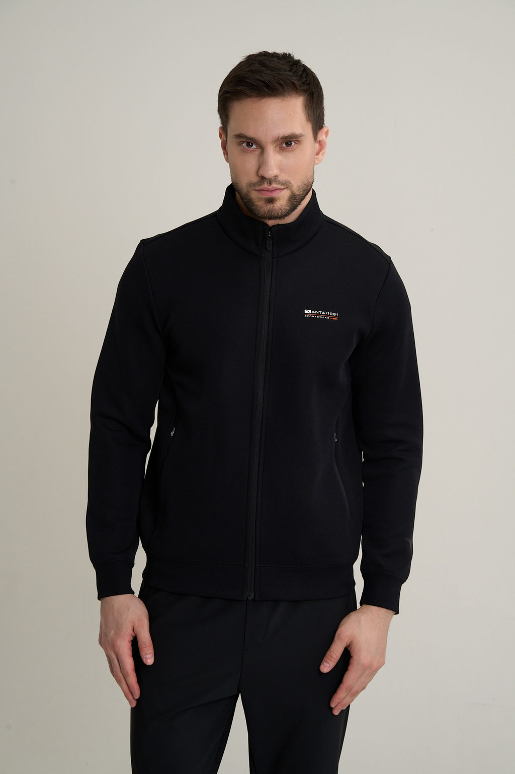 Олимпийка Черный TRN ESSENTIAL Knit Track Top