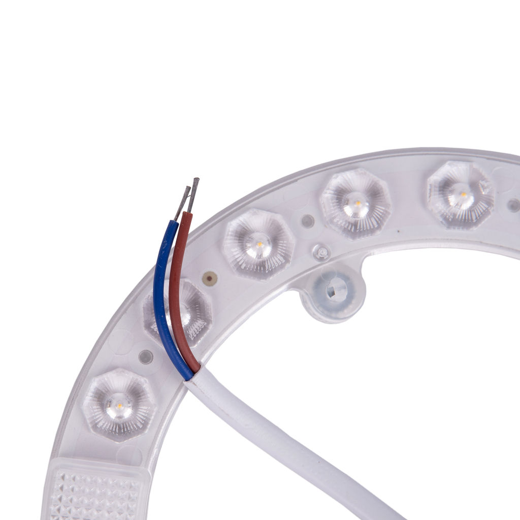 ULE-Q930-18W/4000K IP40 CLEAR Светильник-модуль светодиодный с драйвером, 220В, диаметр 155мм. Белый свет (4000K). Угол 180градусов. TM Volpe