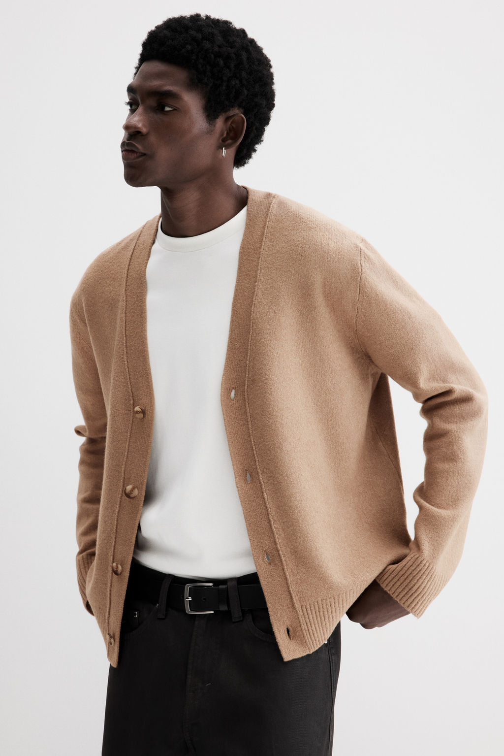 C?rdigan cepillado Regular Fit - H&m фото 6