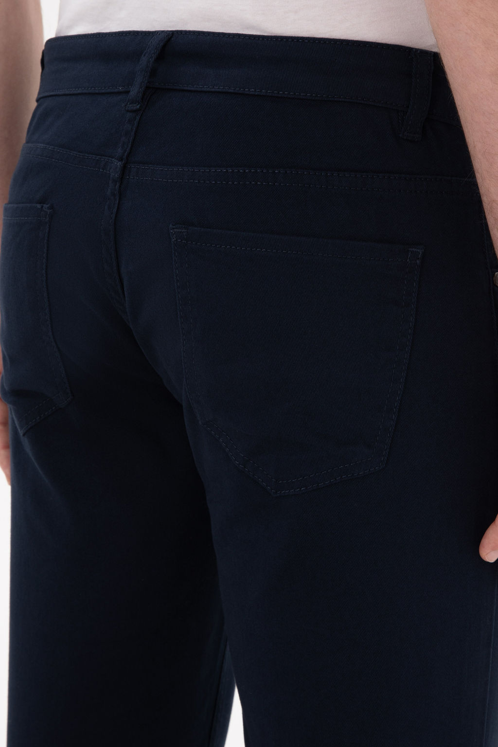 Мужские темно-синие брюки из плотной ткани - U.s. polo assn фото 18