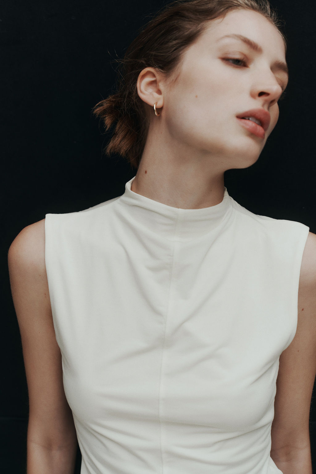 Top en mezcla de modal con cuello perkins - H&m фото 6
