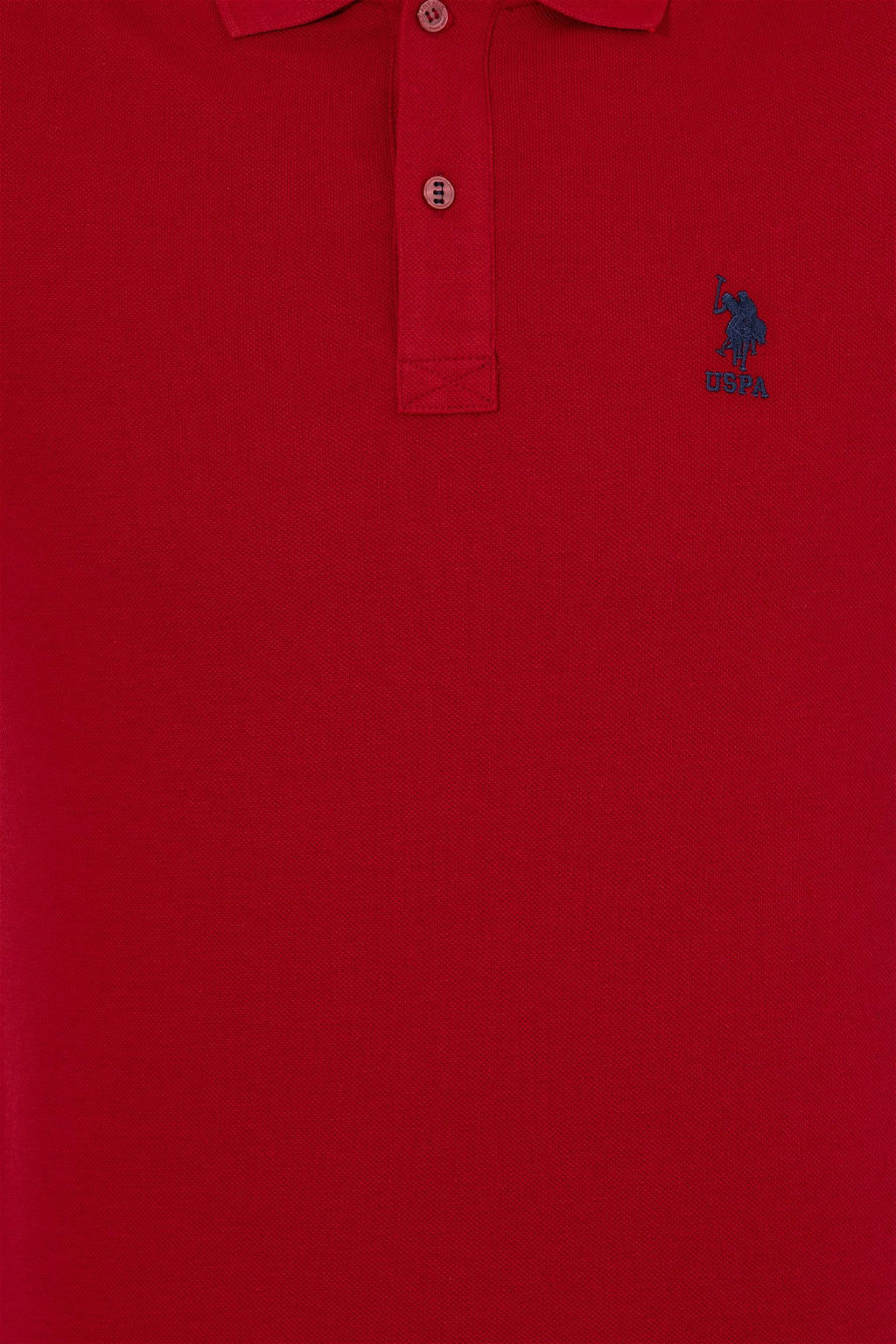 Мужская бордово-красная футболка с воротником поло Basic - U.s. polo assn фото 12