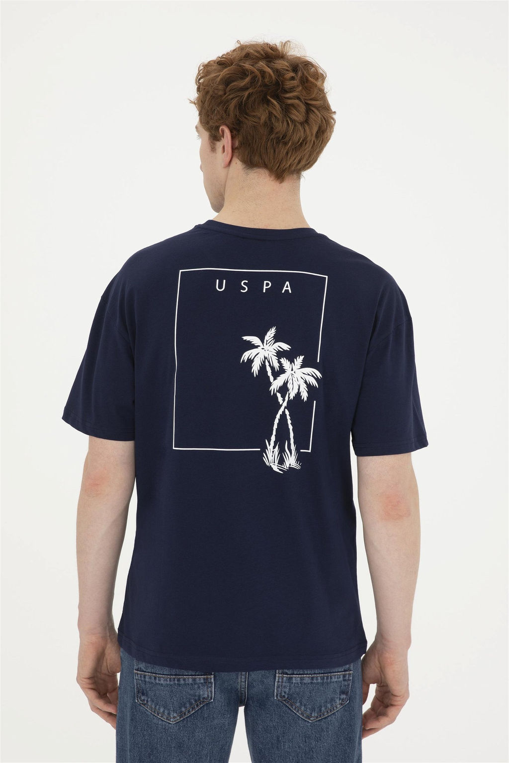 Мужская темно-синяя футболка - U.s. polo assn фото 5