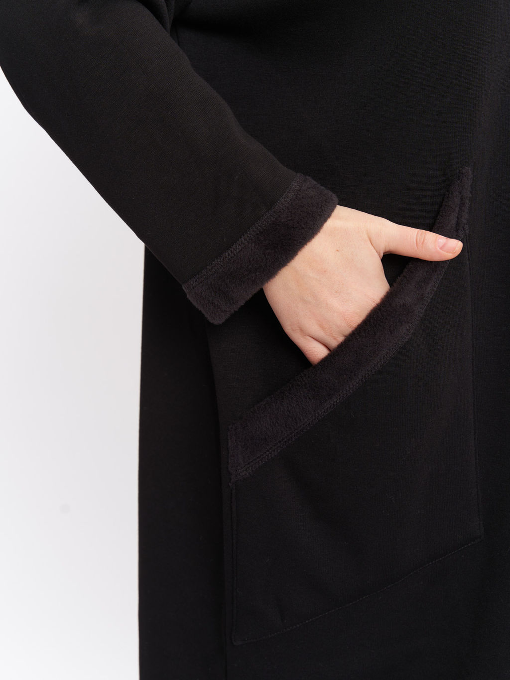 Кардиган на меху ZGA23521BLK01 - Артесса фото 8