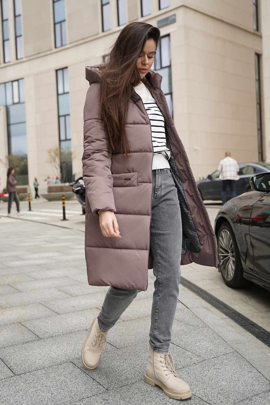 Пальто зимнее / 43812 - Twin tip фото 15