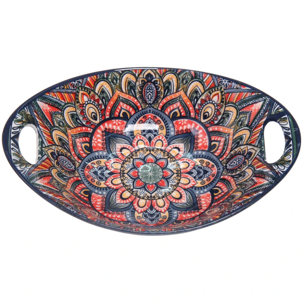 Форма керамическая для запекания "Марракеш" синяя 23*15,5*6,5см