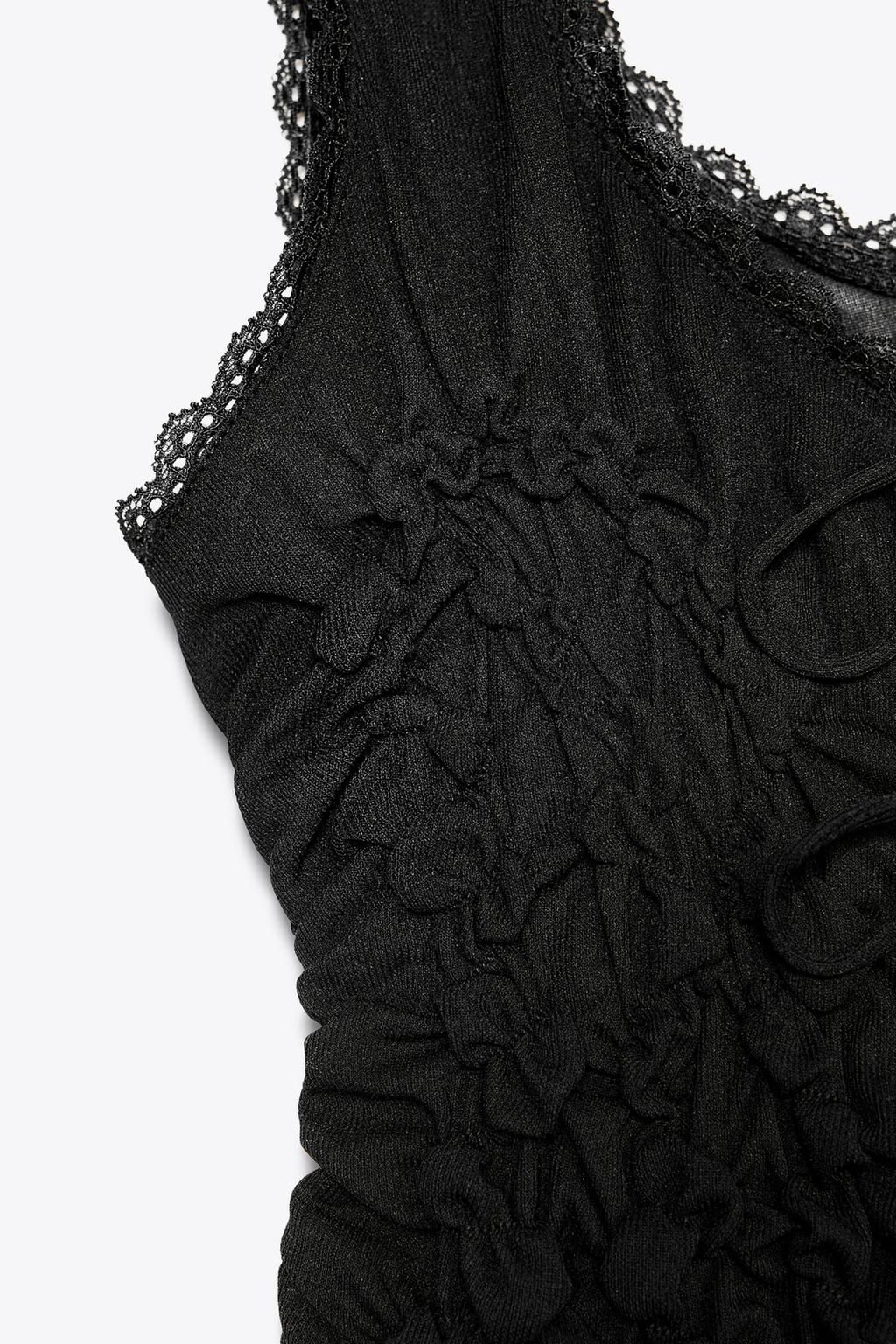 GATHERED TIE TOP - Zara фото 28