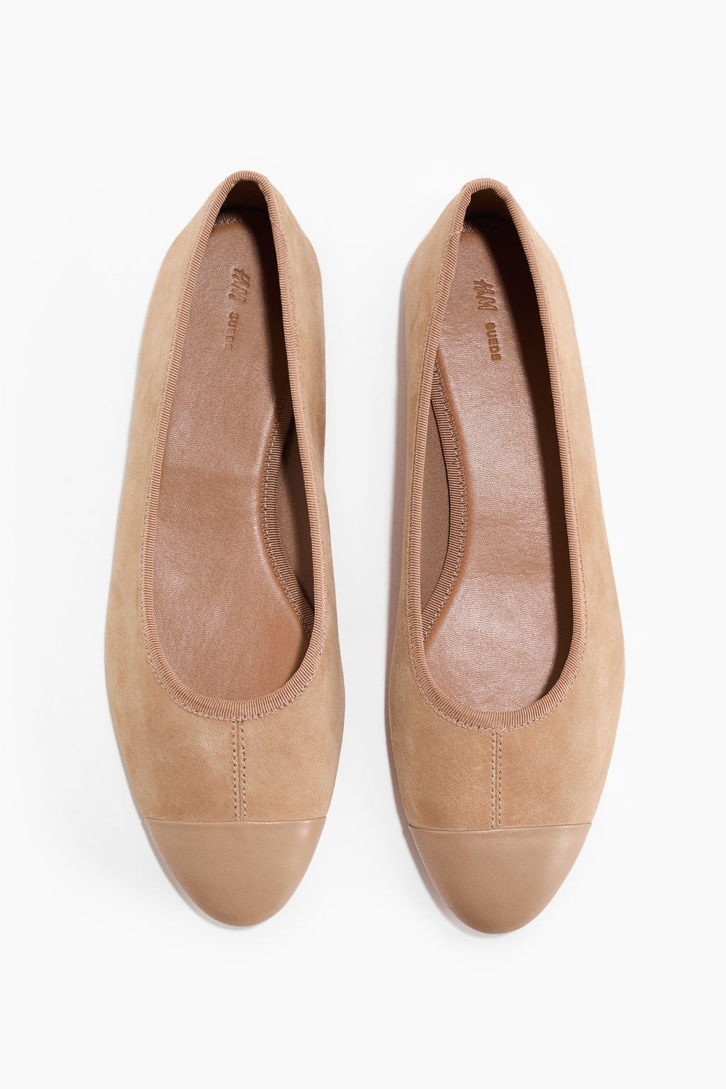 Suede ballet flats - H&m фото 2