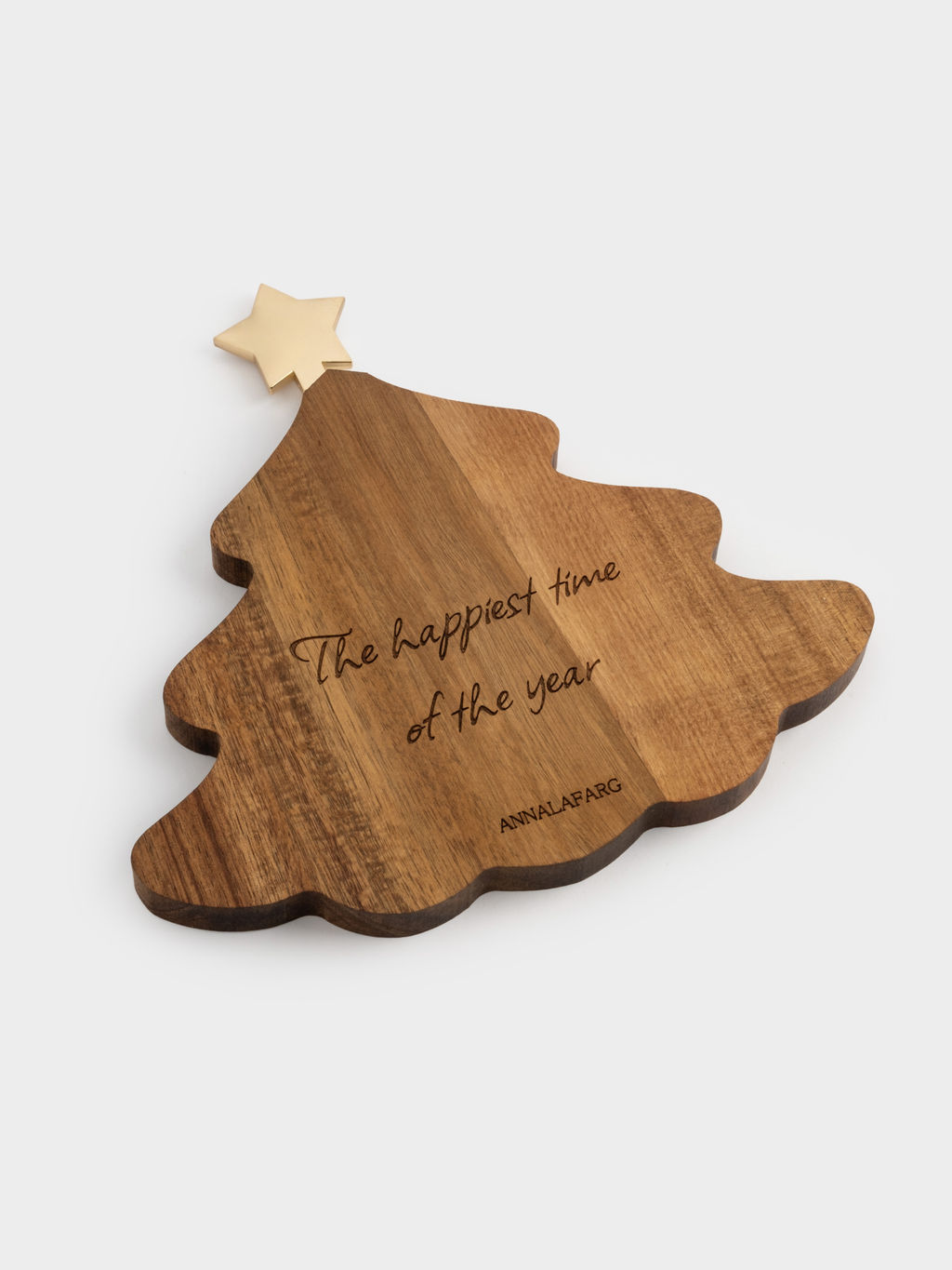 Набор для сыра, 2 пр, доска-блюдо, дерево/сталь, Елка со звездой, Timber - Anna lafarg фото 3