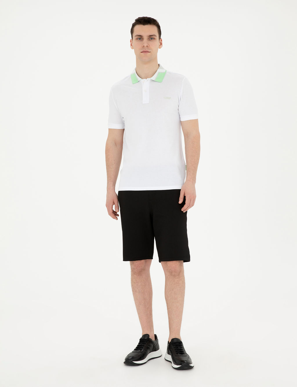 Beyaz Slim Fit Ti__rt