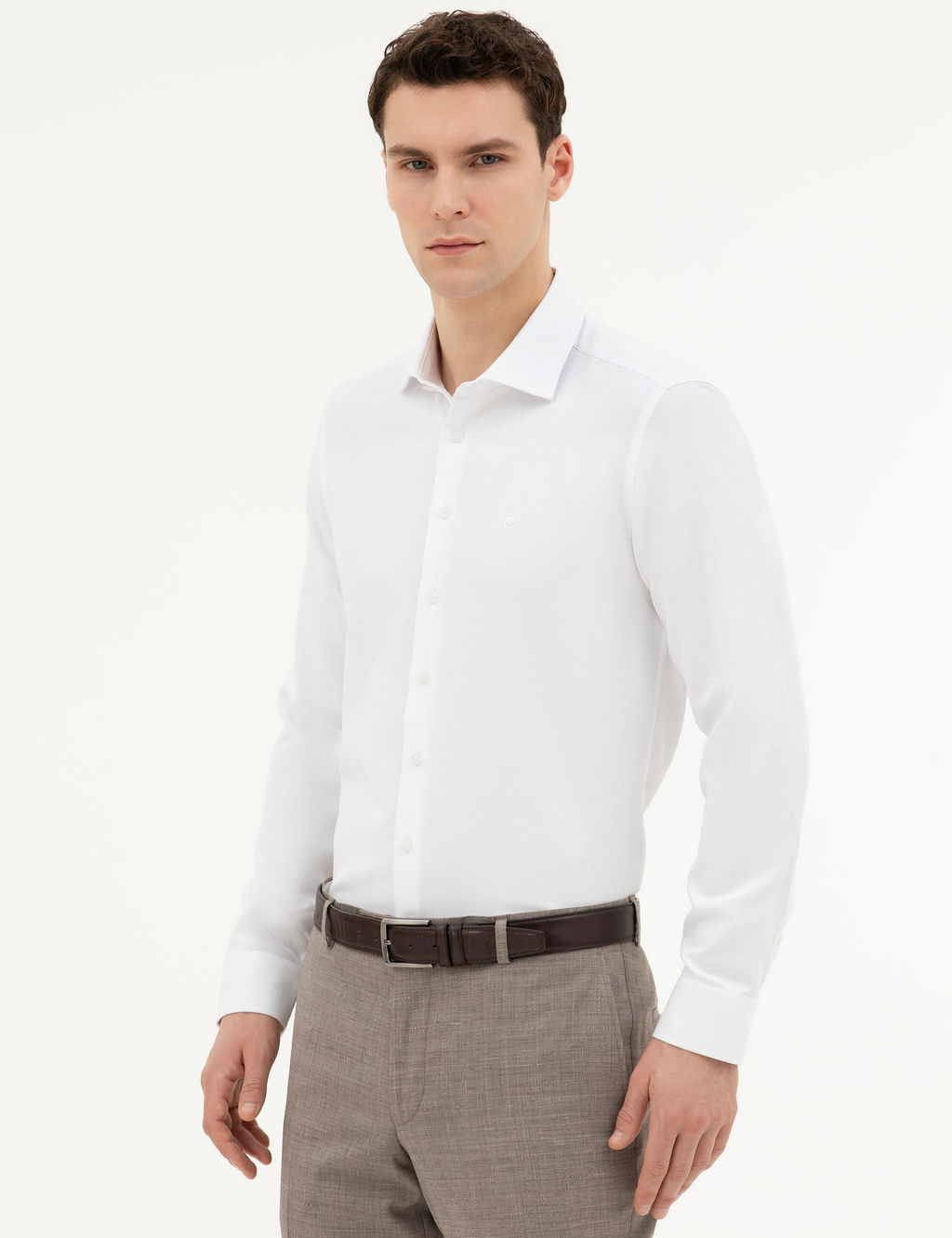 Рубашка Slim Fit белая