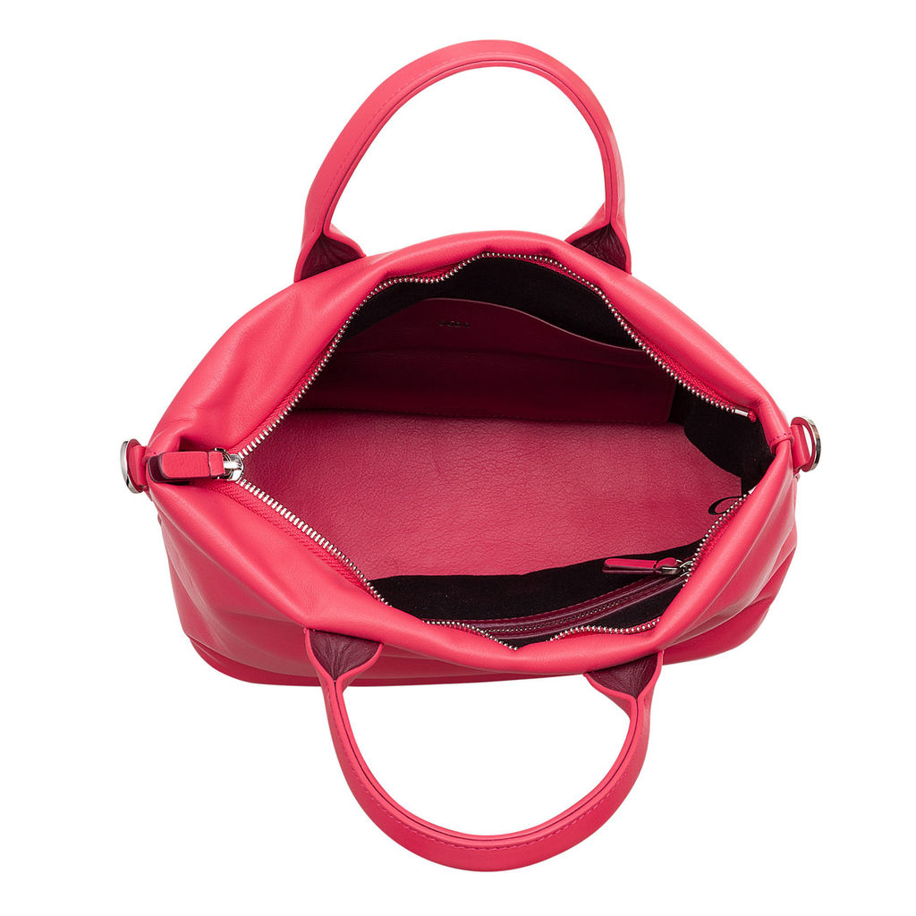 Итальянская женская сумка DuDu Bags серии Jaqueline | малиновый - Dudubags фото 4