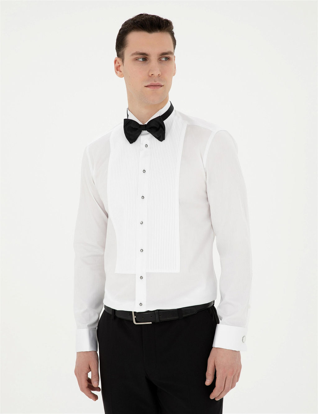 Beyaz Slim Fit Smokin G_mlek