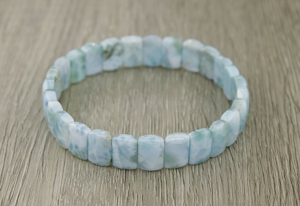 Ларимар (Доминикана) браслет Ороти длиной 17см - Agat77 фото 2