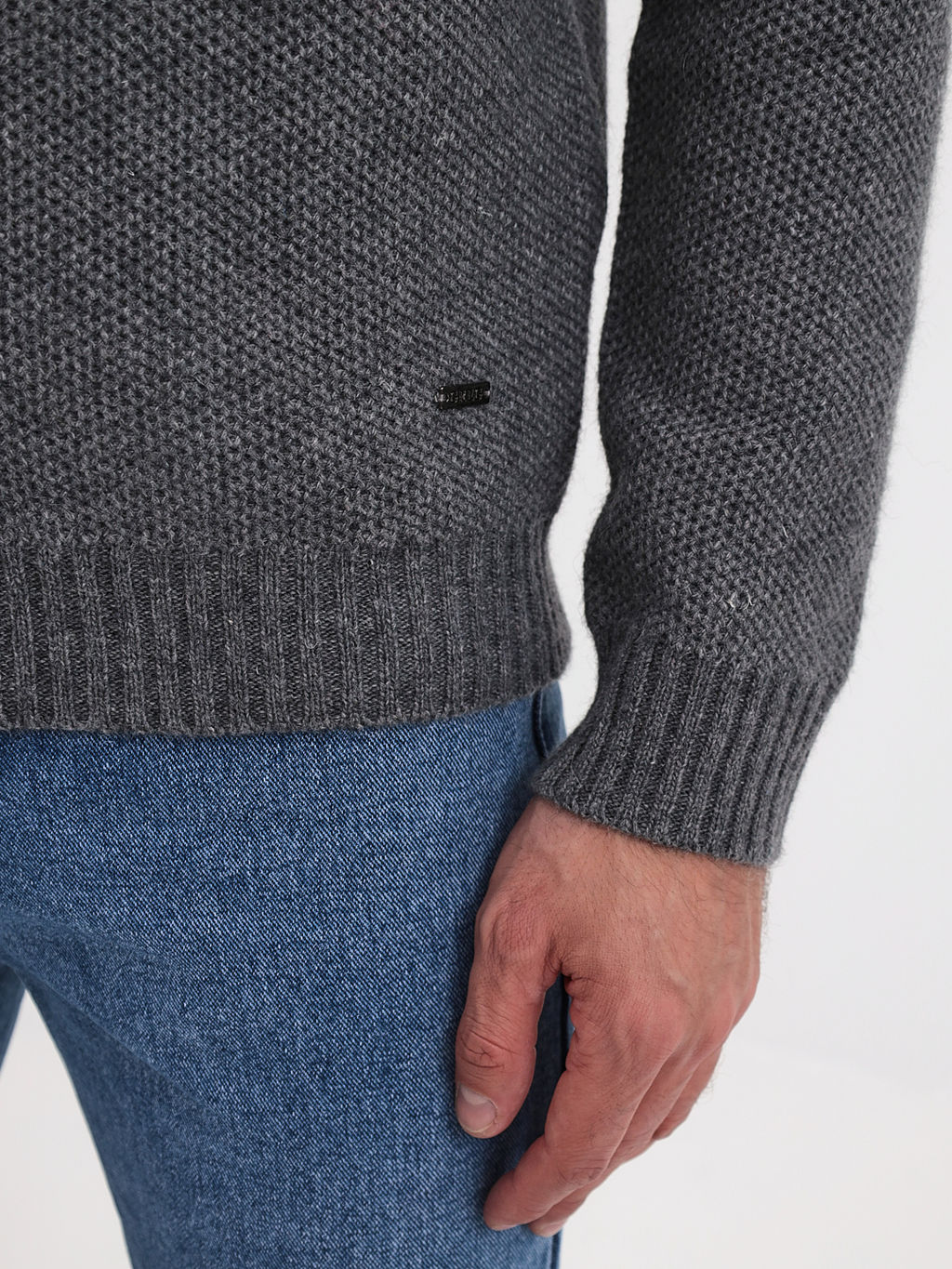 Жакет мужской GREG G139-соты D2 (серый)  фото 4