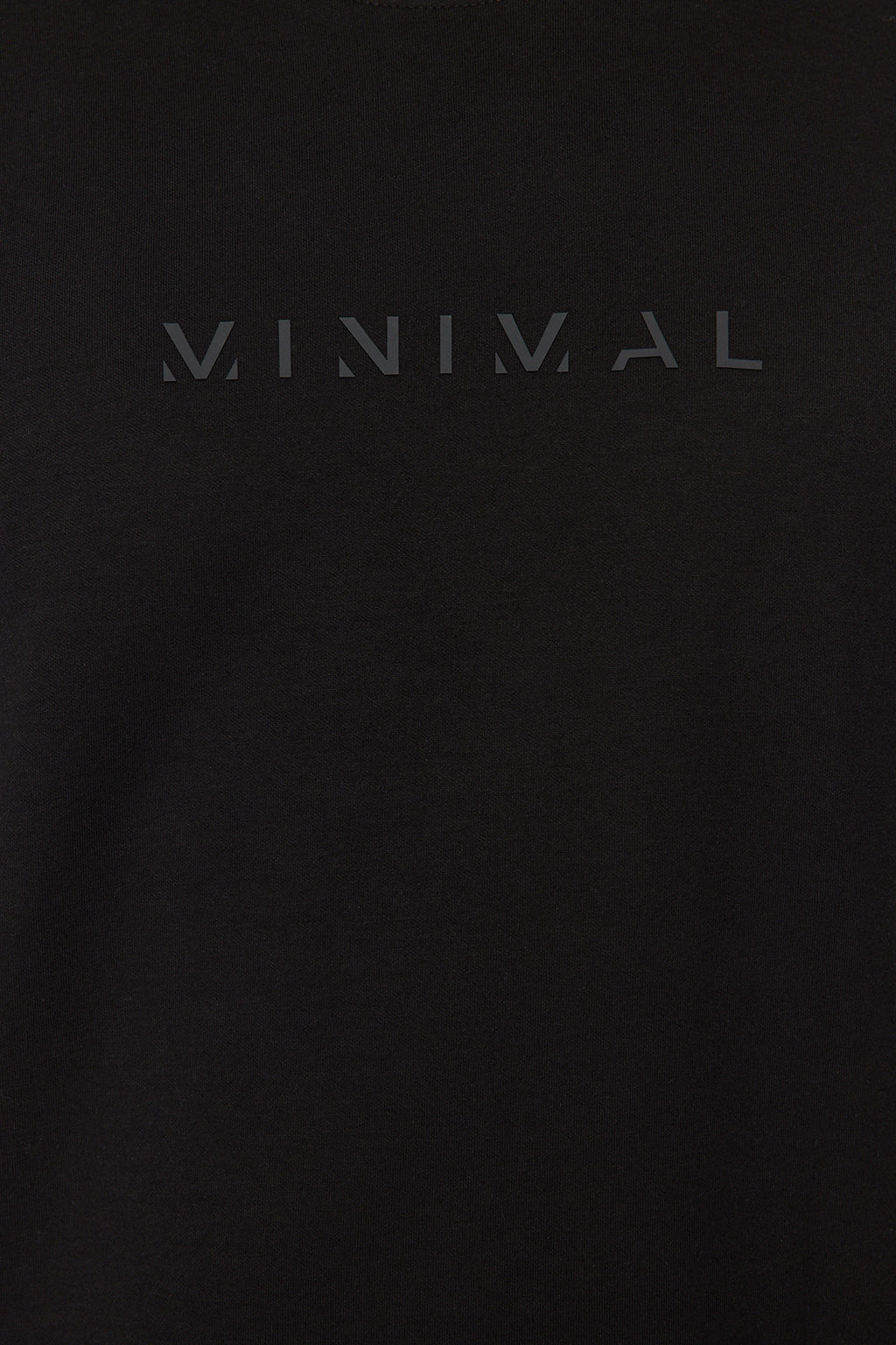 Siyah Oversize/Genis Kesim Kabar?k Yaz? Bask?l? K?sa Kollu Tok Kumasl? T-Shir TMNSS24TS00114 - Trendyolmilla фото 5
