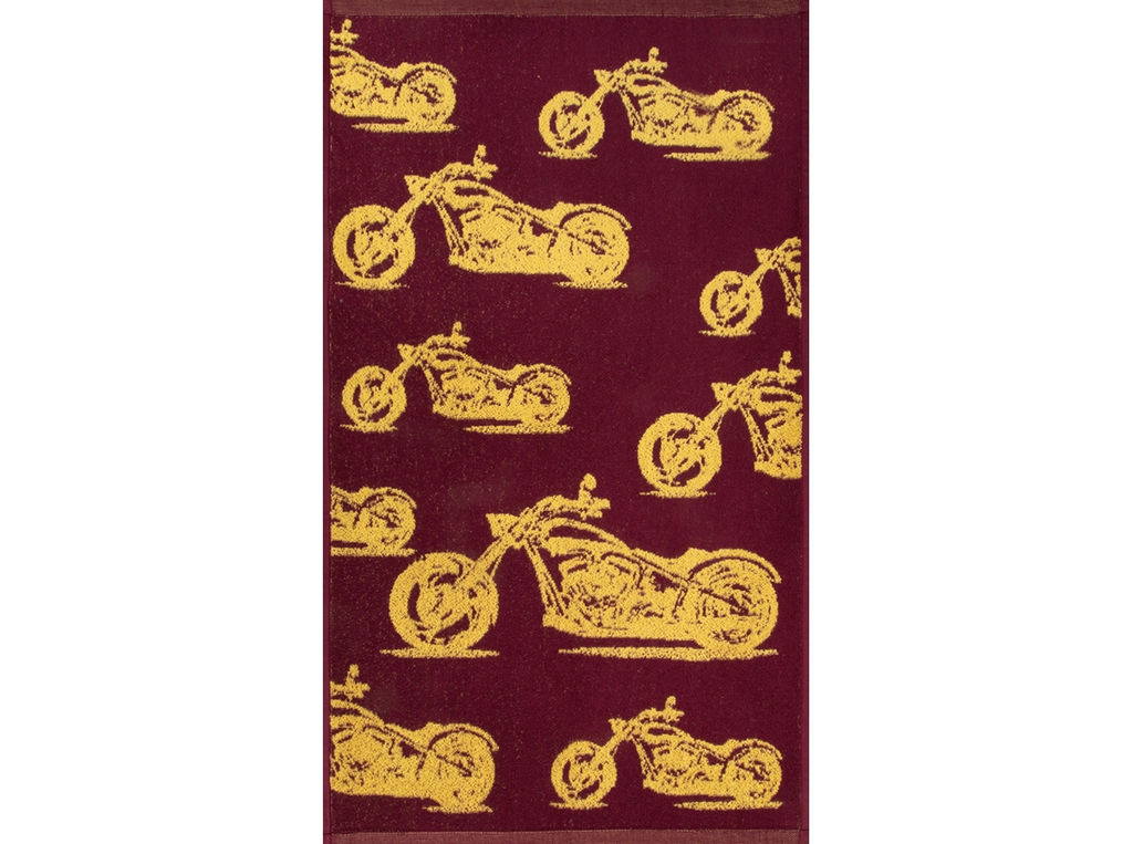 Полотенце махровое 6с103.412ж1 Мото-паттерн(кр.дерево1) 50х90см