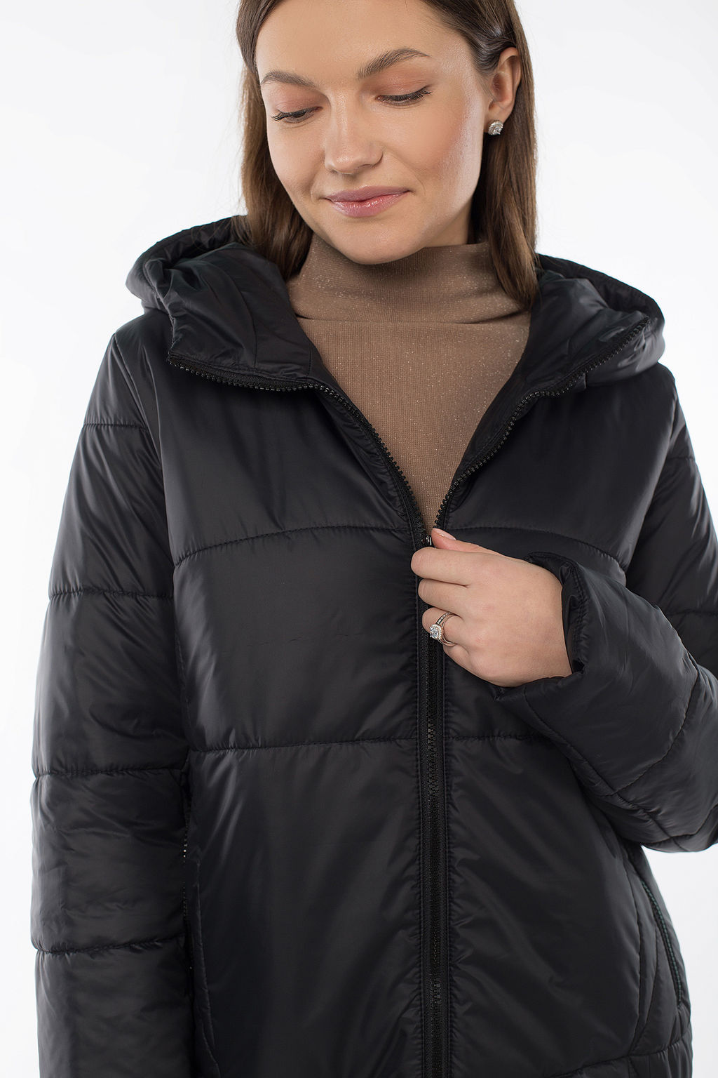 04-2830 Куртка женская демисезонная (Синтепон 200) - El podio фото 7