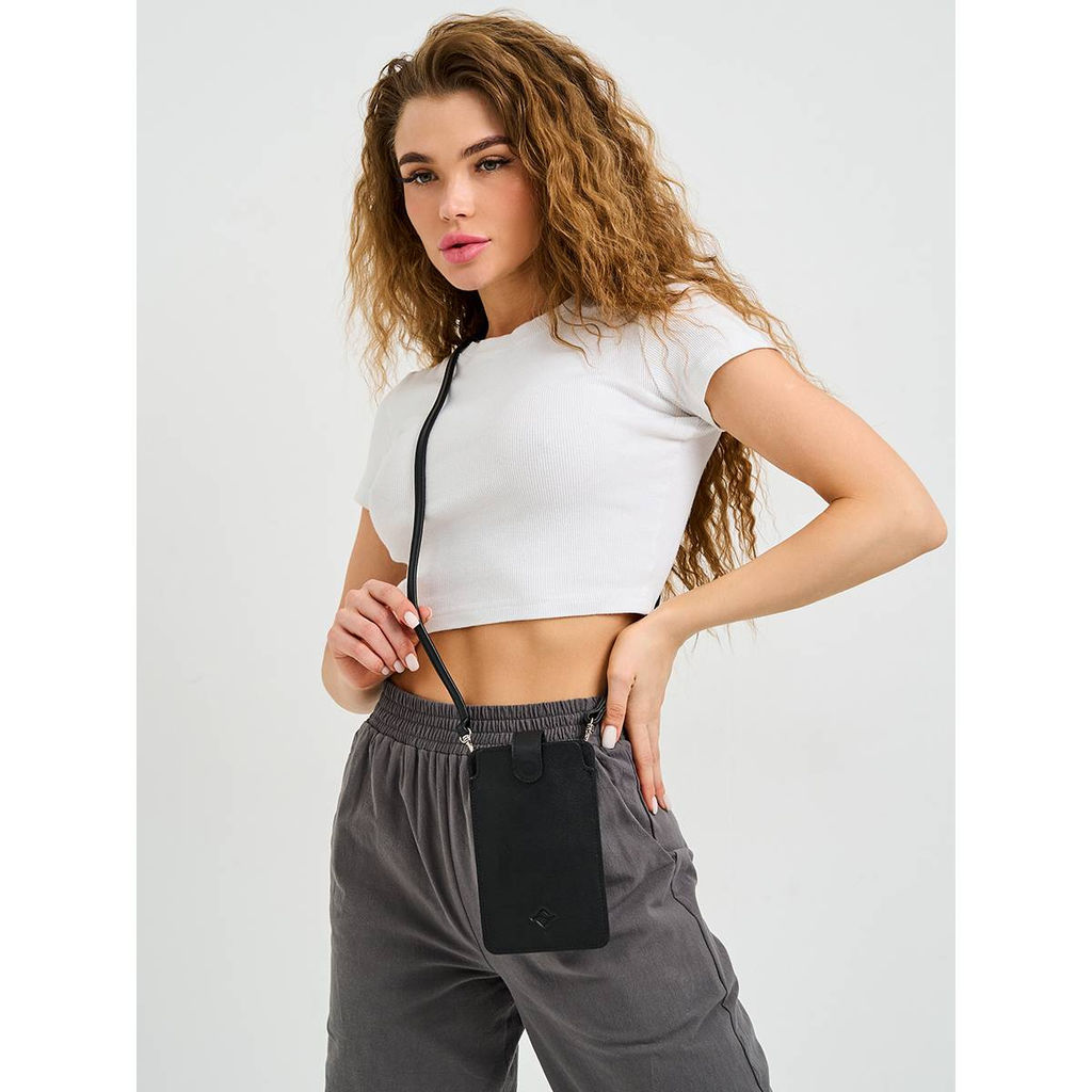 Женская сумка для телефона Modi Black - Lakestone фото 7