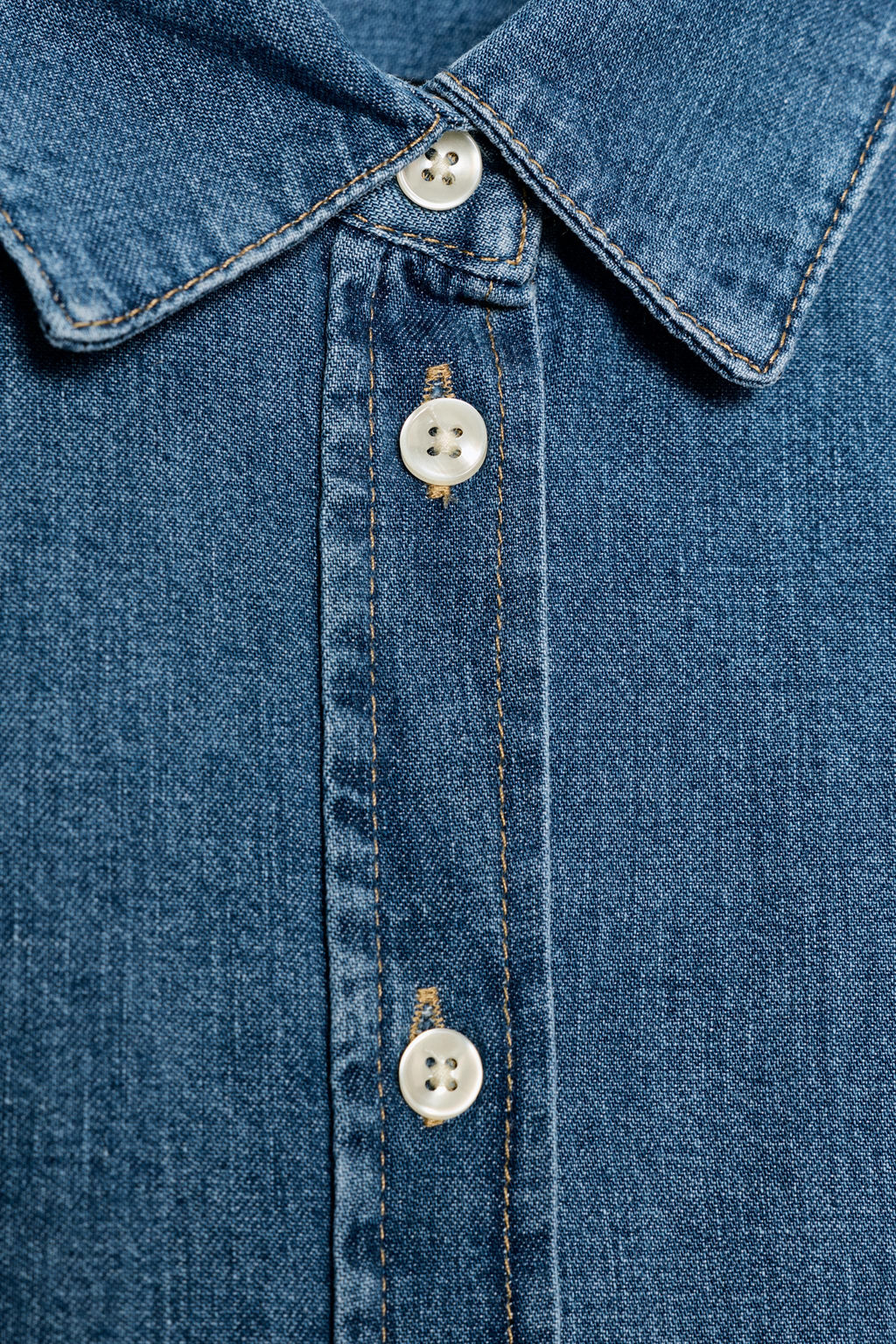 ZW COLLECTION SLIM DENIM SHIRT - Zara фото 5