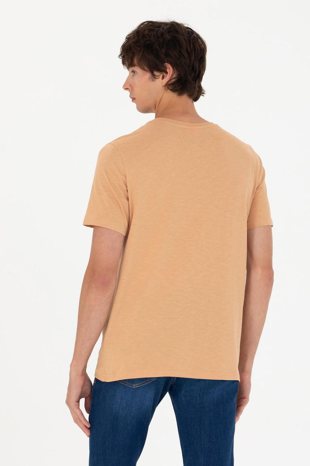 Мужская футболка светло-коричневого цвета - U.s. polo assn фото 19