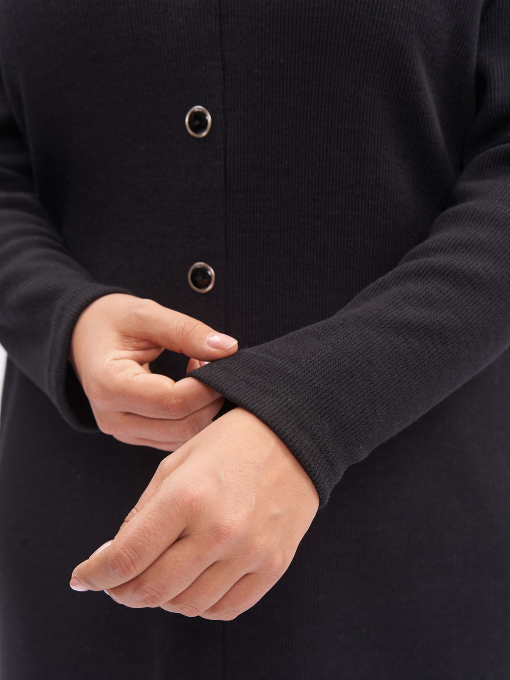 Платье из джерси ZPP81008BLK01 - ZORY фото 6