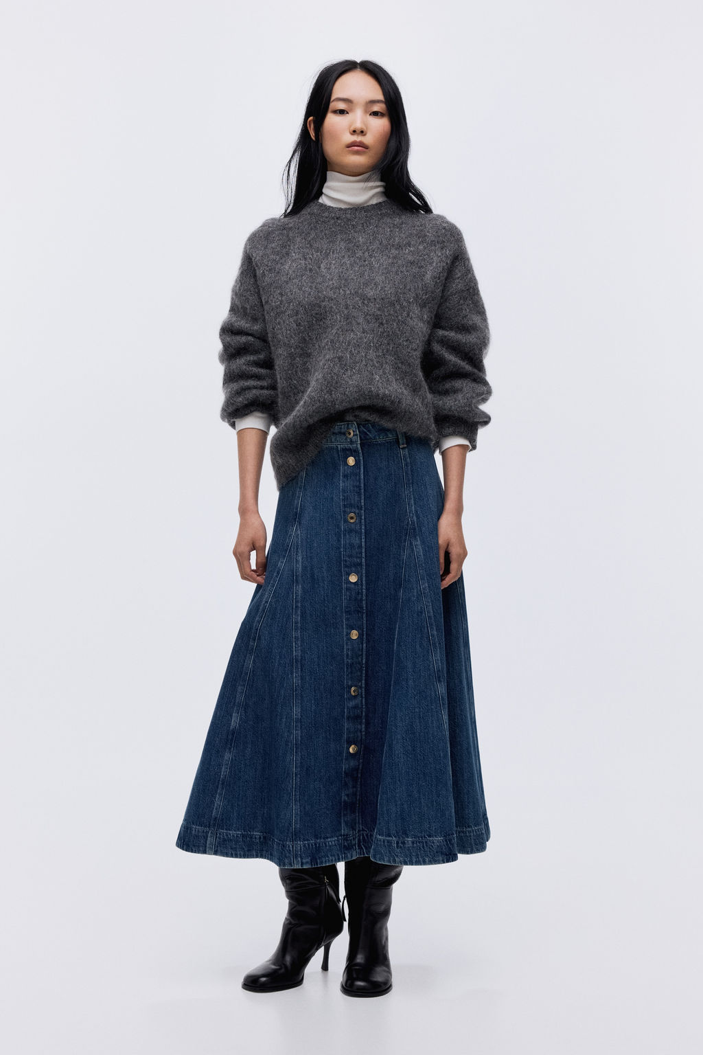 Falda evas? en denim - H&m фото 3
