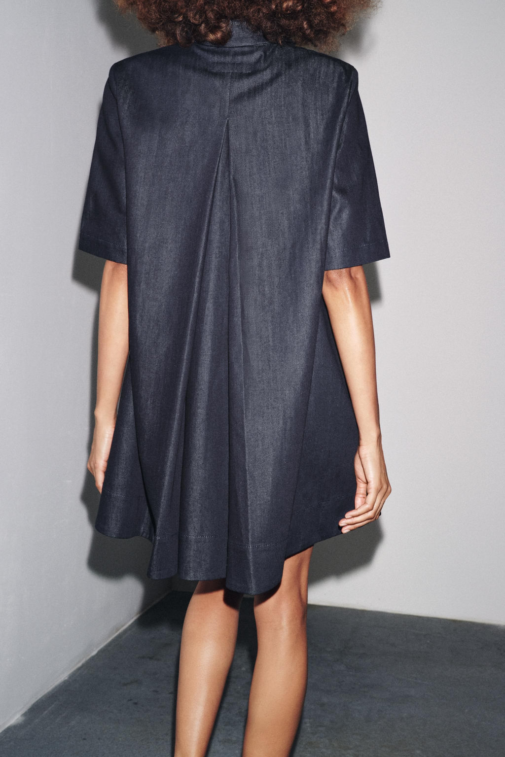 ZW COLLECTION DENIM MINI DRESS - Zara фото 17