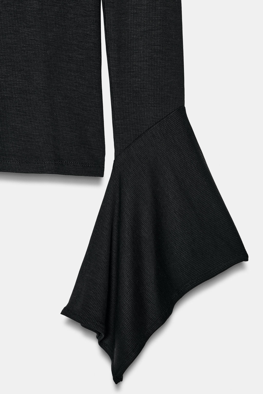 T-SHIRT WITH RUFFLE SLEEVES - Zara фото 8