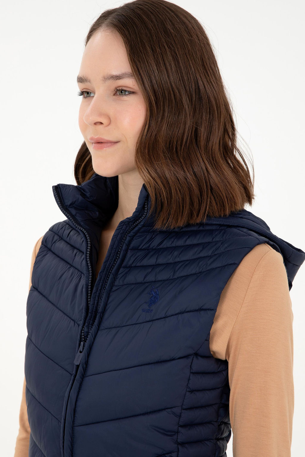 Женский темно-синий жилет - U.s. polo assn фото 2