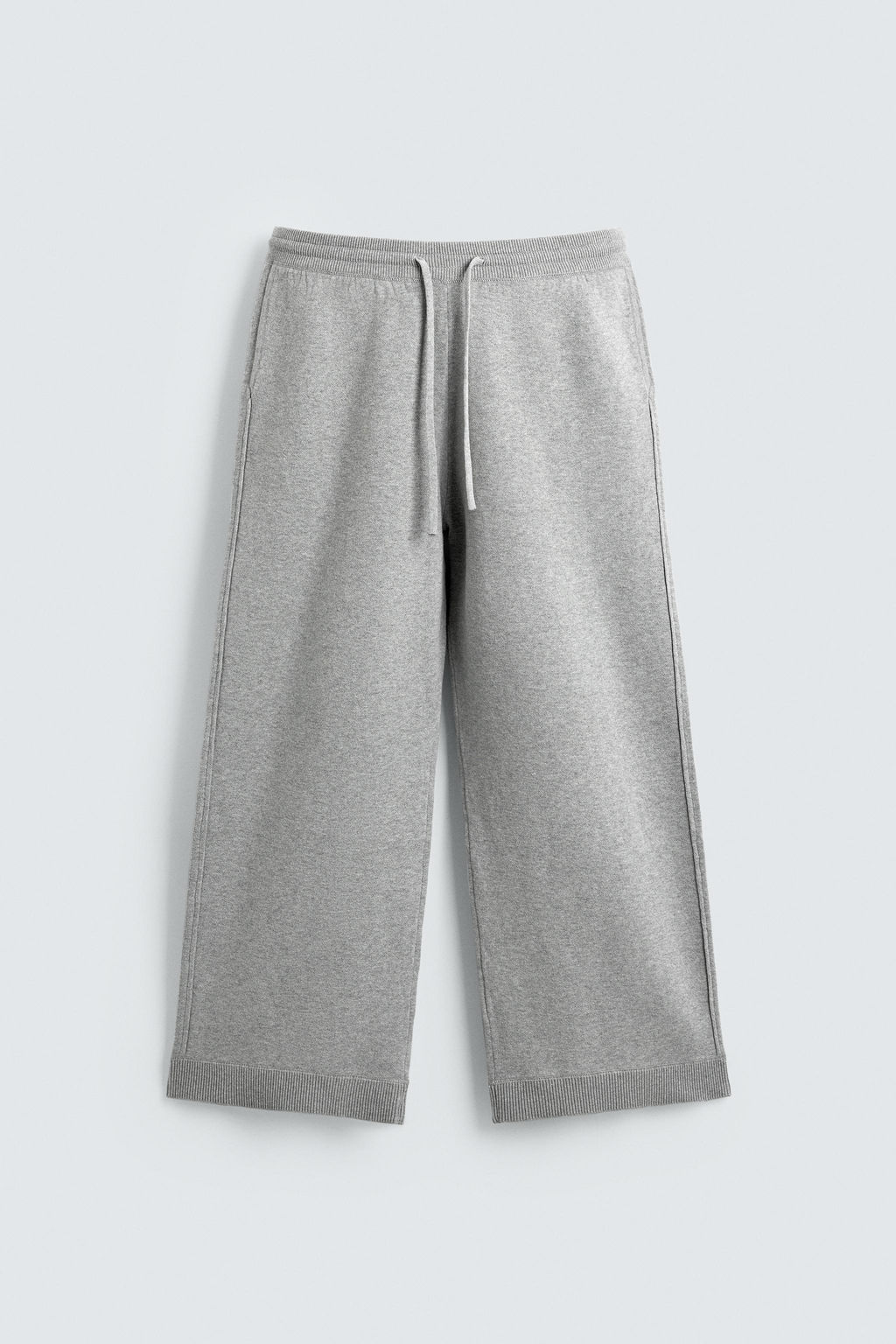 KNITTED WIDE-LEG TROUSERS - Zara фото 8
