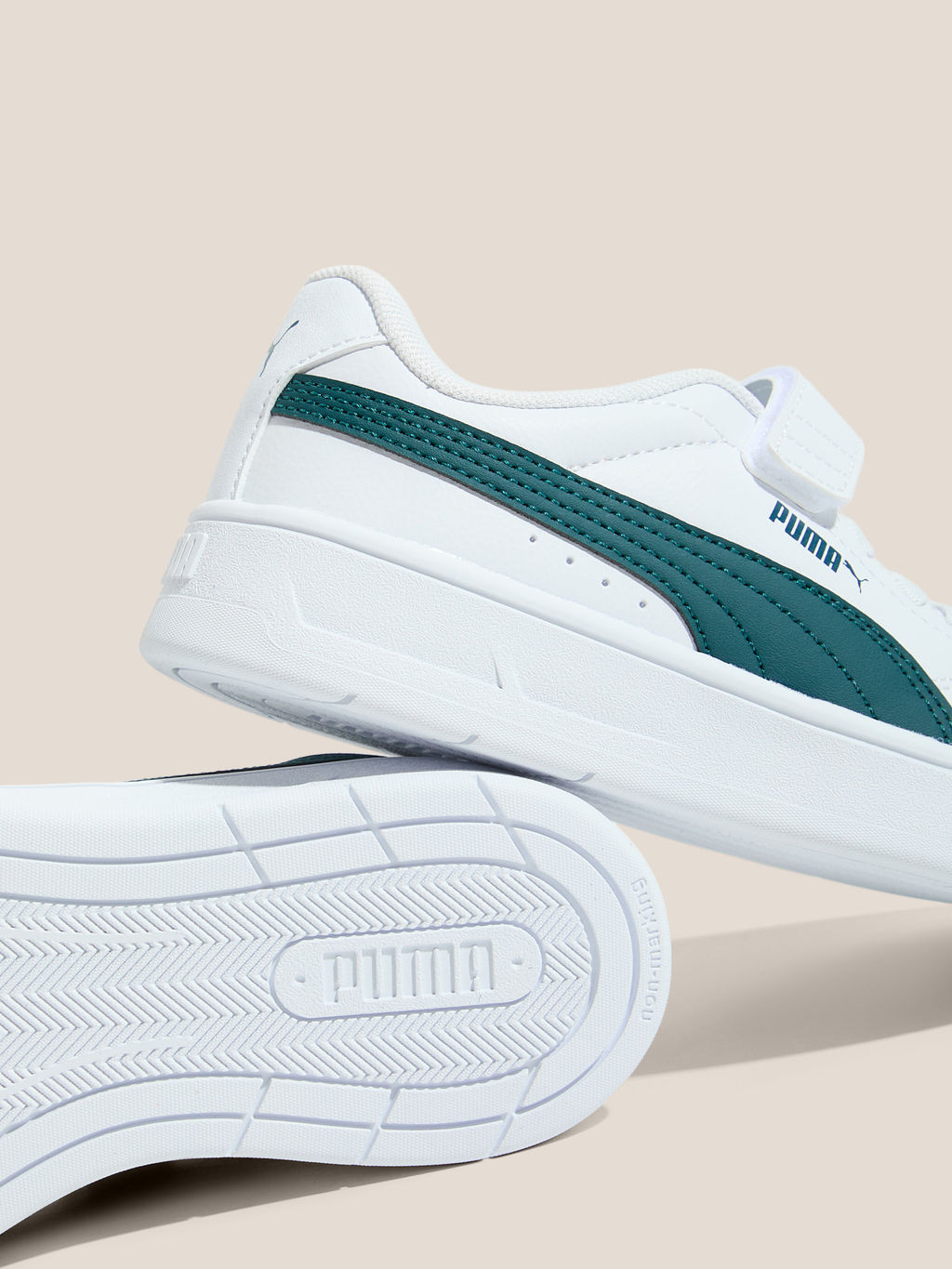 Детские кеды PUMA Court Classic Clean AC+ PS Артикул 4589334, белый