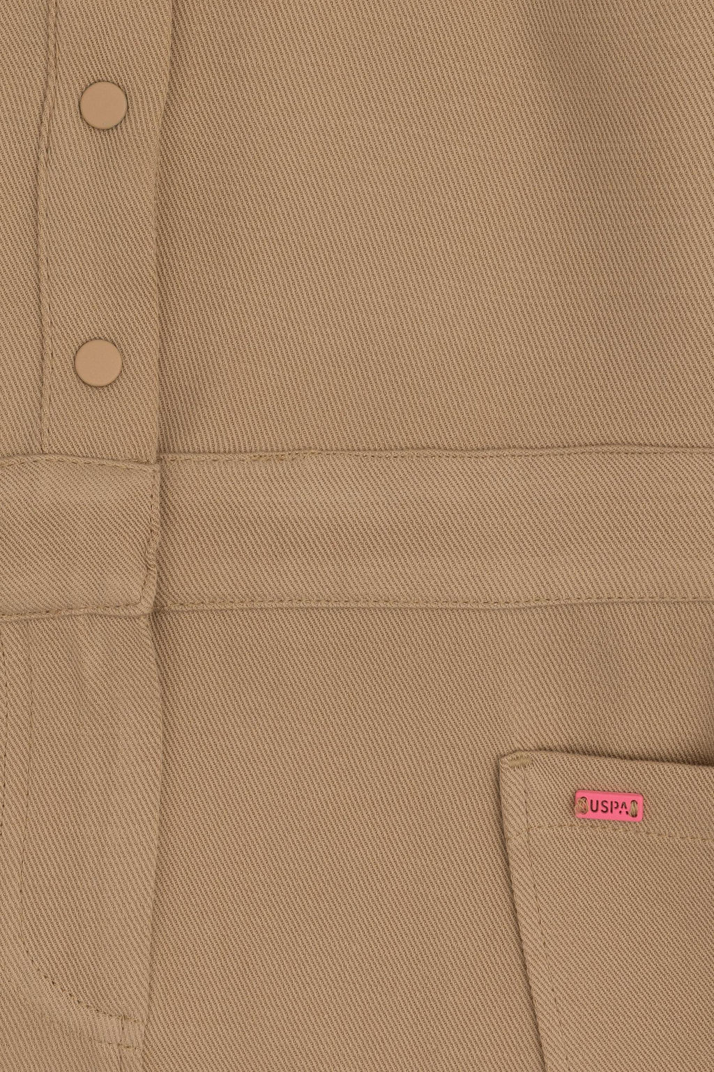 Платье из песочной ткани для девочки - U.s. polo assn фото 5