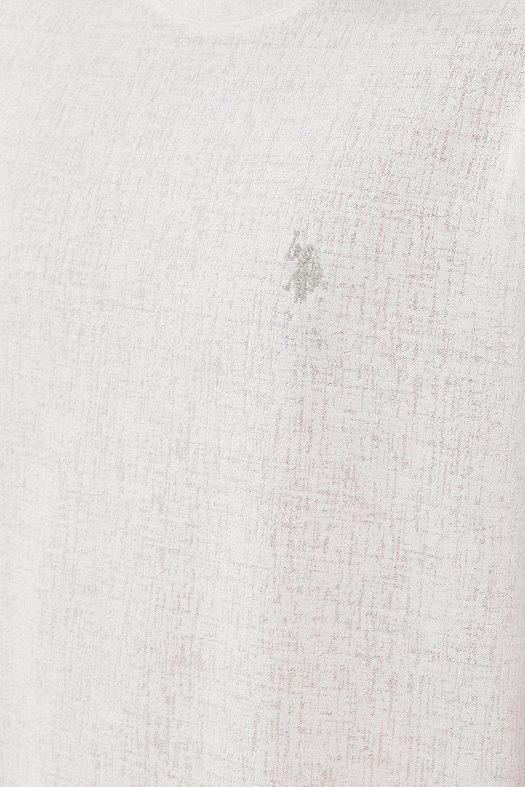 Erkek Comfort Fit Bisiklet Yaka Ekru Jakarl_ _nterlok Ti__rt Sepette S_rpriz _ndirim - U.s. polo assn фото 7