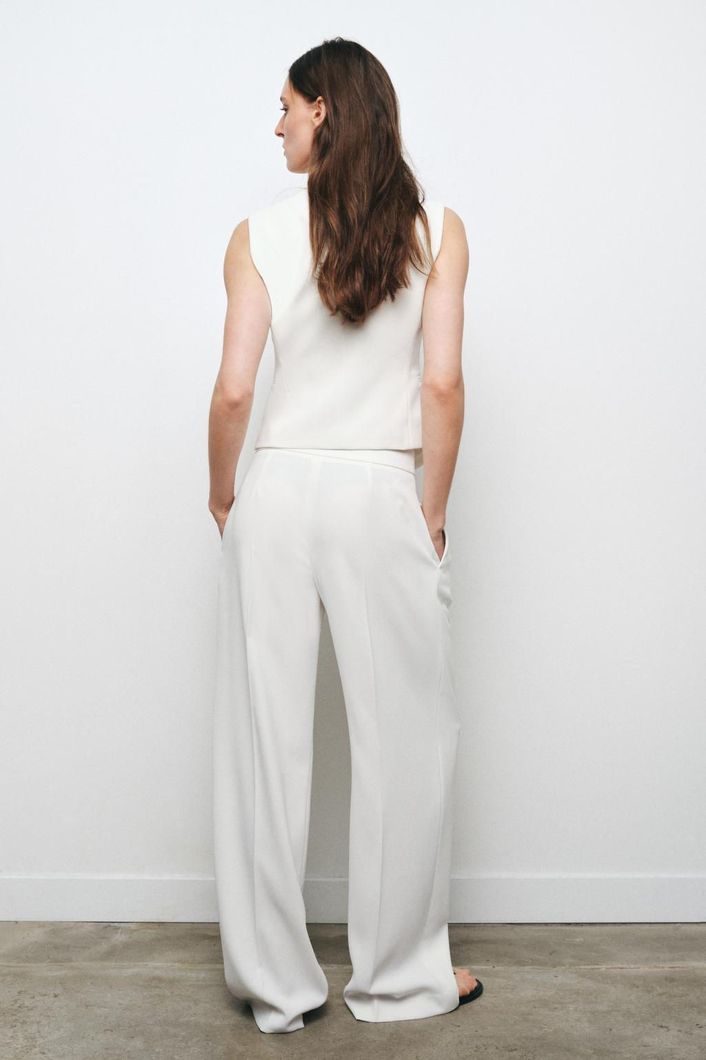 ZW COLLECTION ASYMMETRIC WAISTCOAT - Zara фото 10